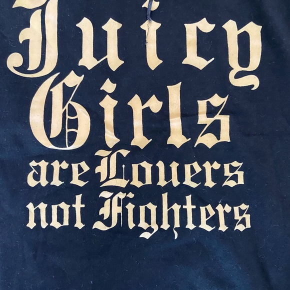 Juicy singlet top black and gold size M - Picture 2 of 4